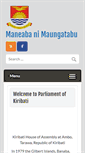 Mobile Screenshot of parliament.gov.ki