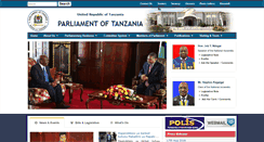 Desktop Screenshot of parliament.go.tz