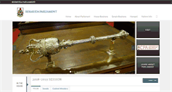 Desktop Screenshot of parliament.bm