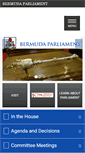 Mobile Screenshot of parliament.bm